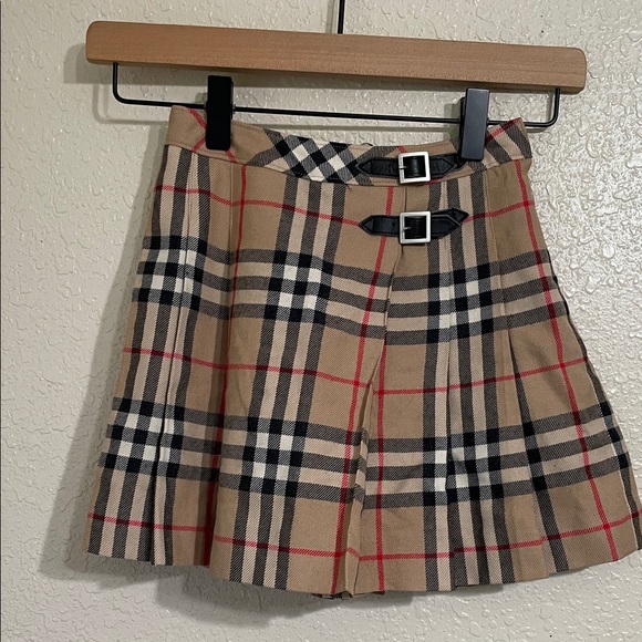 Burberry Other - Burberry Plaid Skirt with Buckle Accents